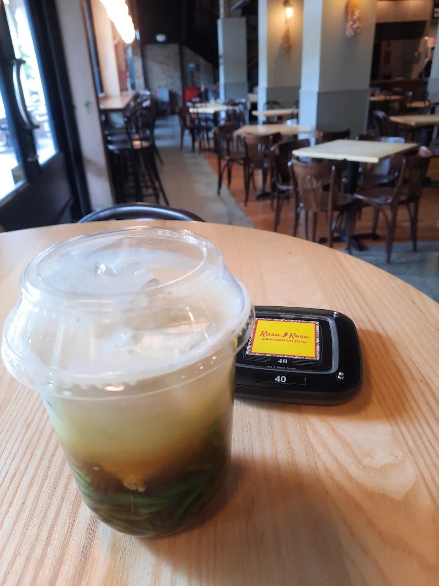 ECE Cendol Combination of Coconut Milk Palm Sugar Pandan Leaves Jelly and Slices of Jackfuit