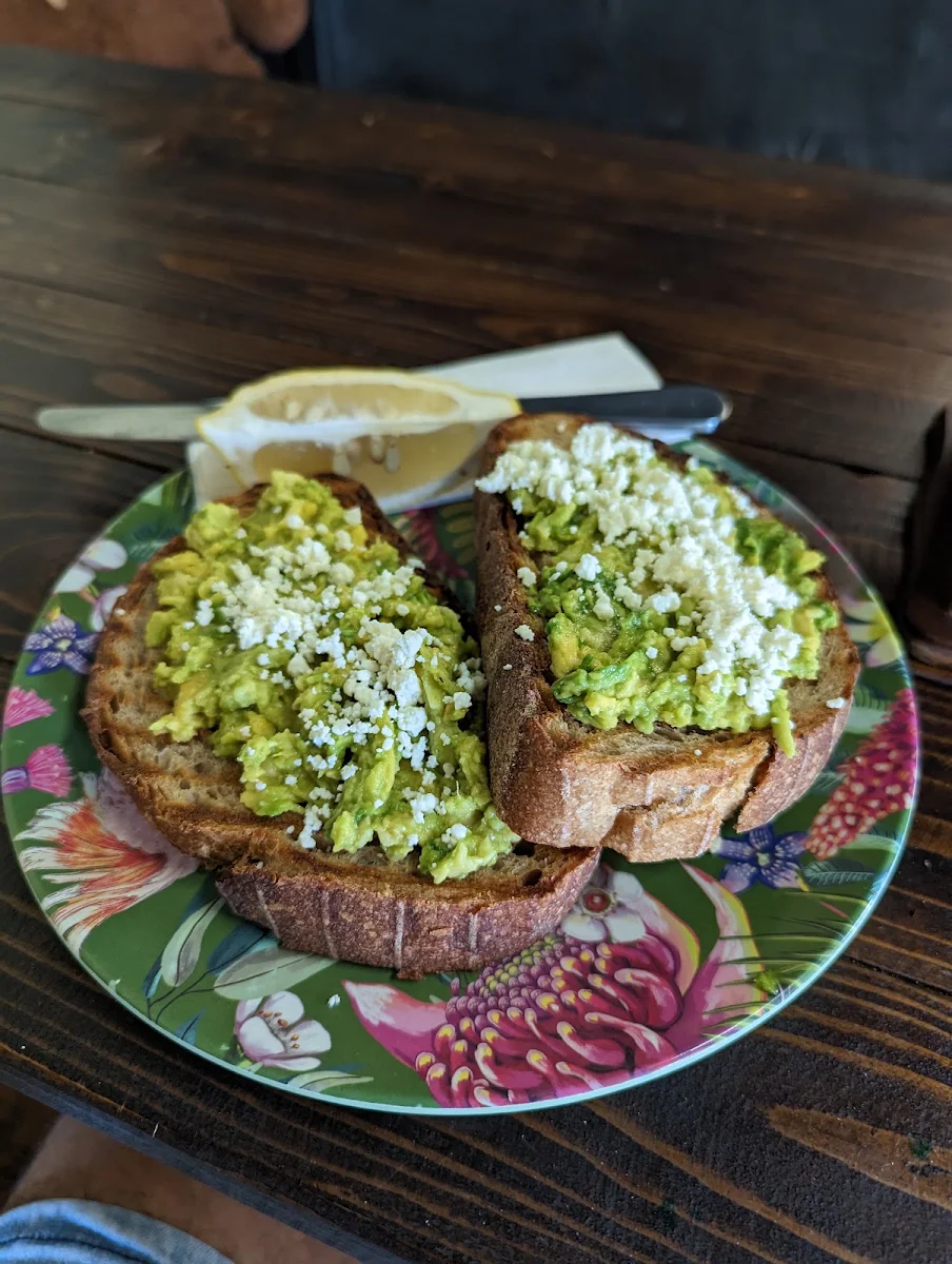 Avo Smash on Rye Sourdough
