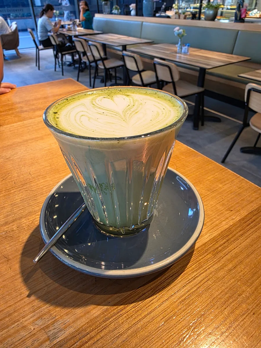 Matcha Latte, Chambers Coffee @ Parramatta Square