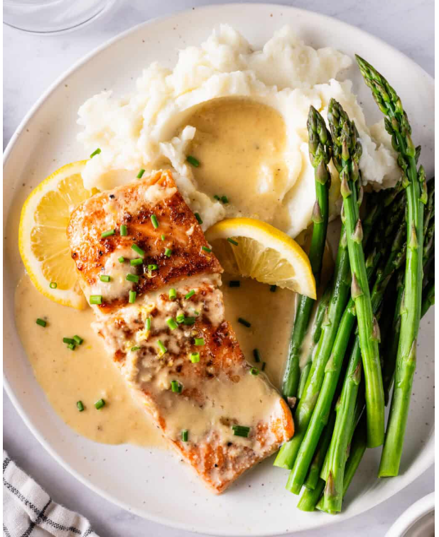 Grilled Salmon, Four Seasons Café