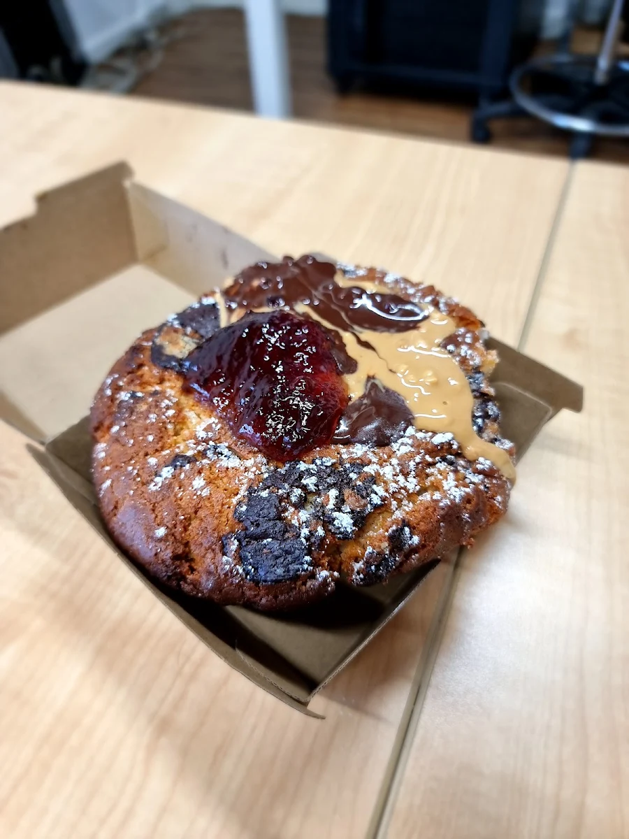 Peanut Butter and Jam Muffin