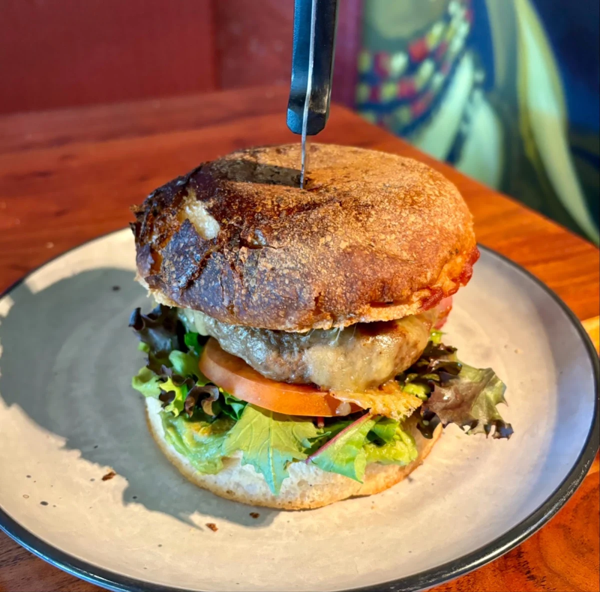 Beef Burger, The Daily Pour Kitchen