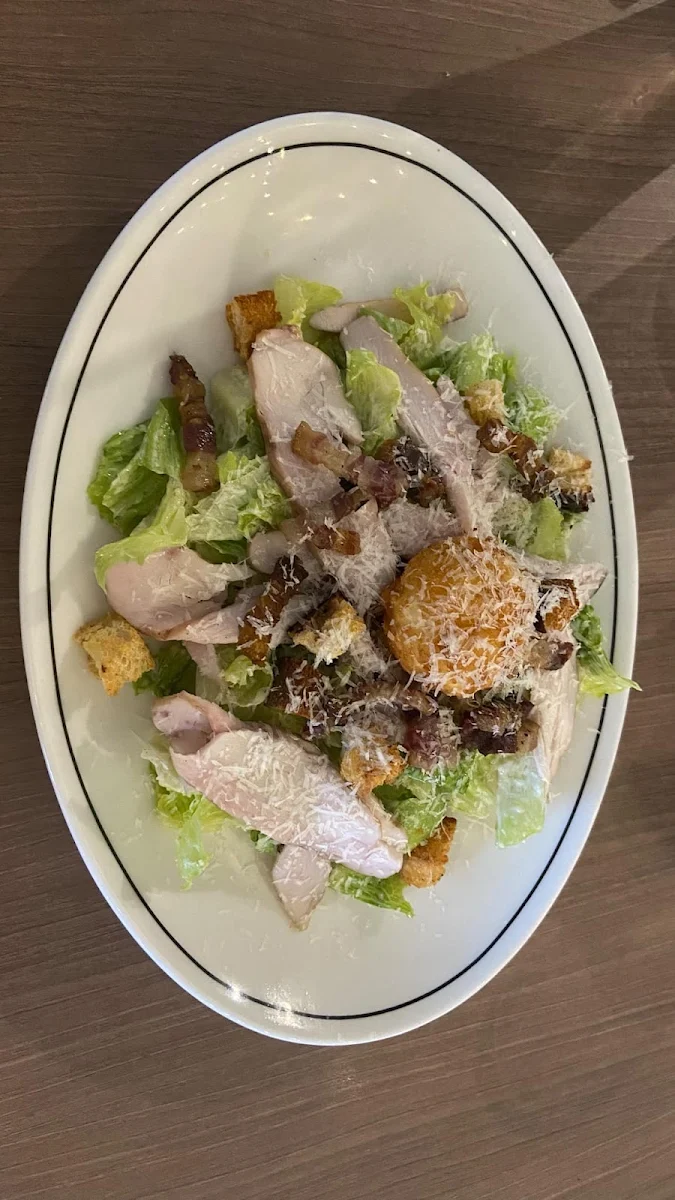 Caesar Salad with Smoked Chicken