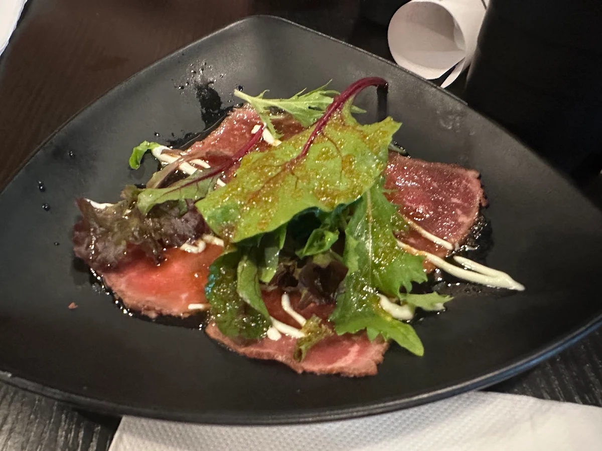 Beef Carpaccio, Okami Japanese Restaurant