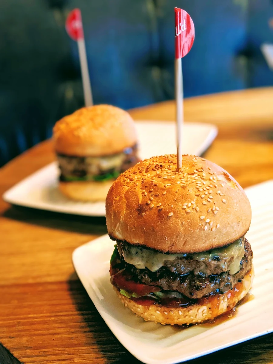 Pickle and Mustard with Extra Beef Patty