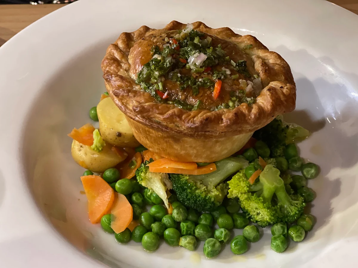 Baked Vegetable Pie, Hotel Bruny