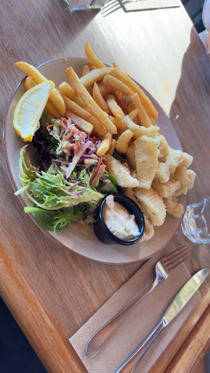 Fish and Chips, Hotel Bruny