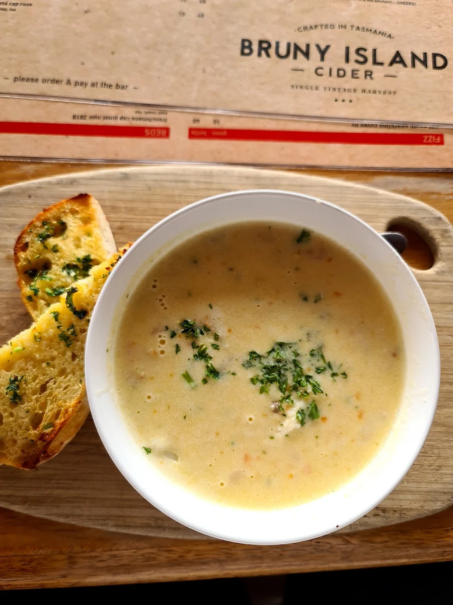 Seafood Chowder Main, Hotel Bruny