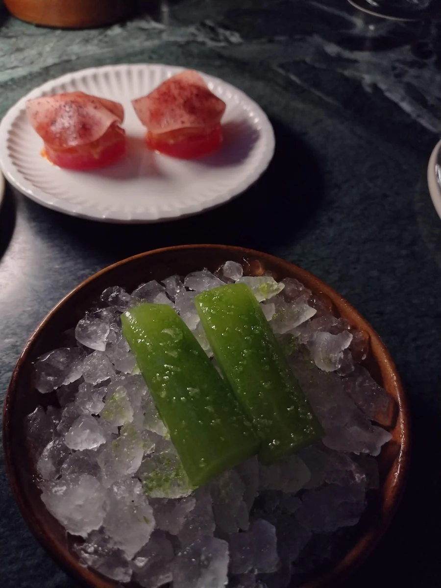Compressed Cucumber, Essa Restaurant & Wine Bar
