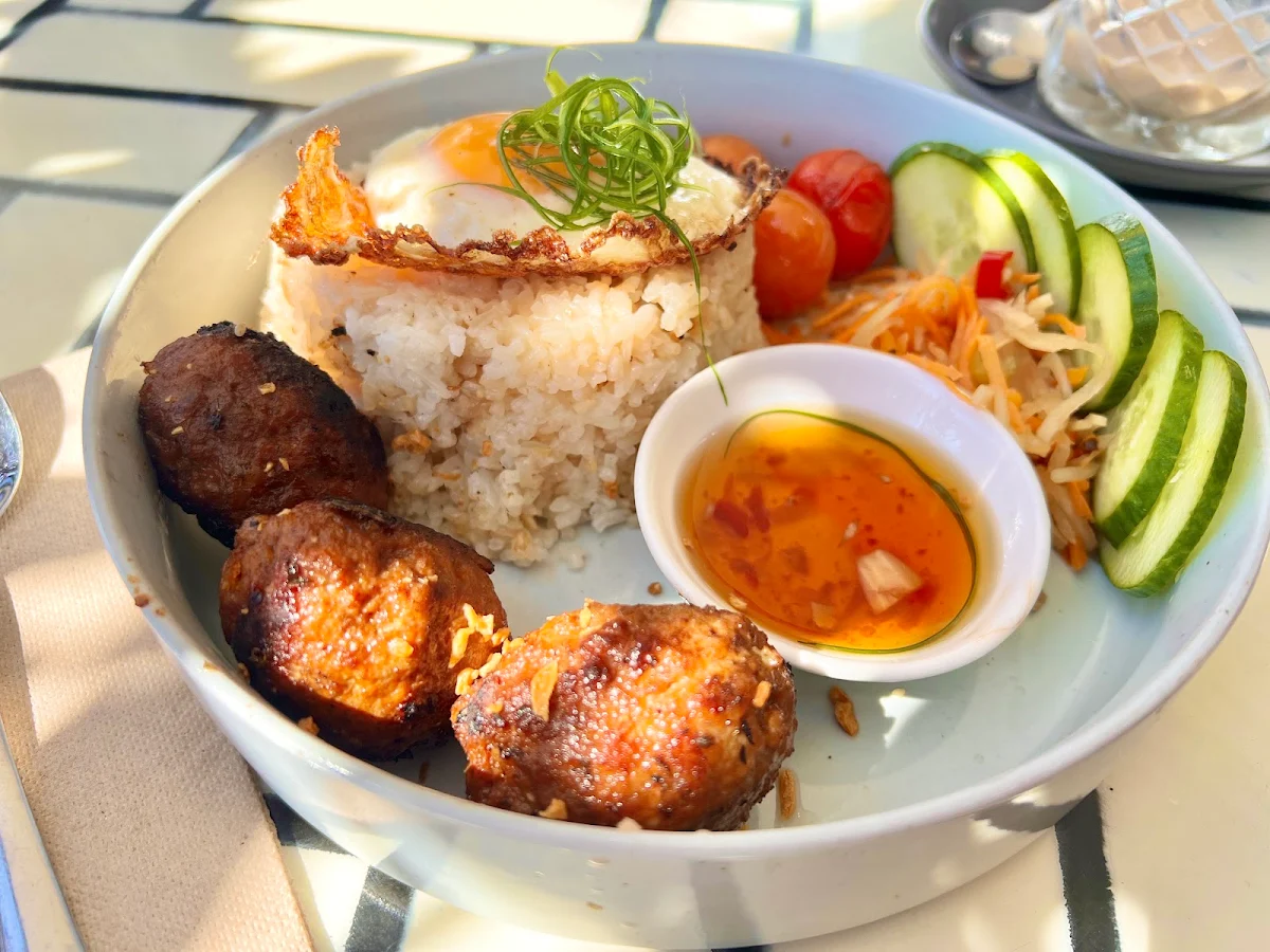 Filipino Pork Sausage Breakfast Plate