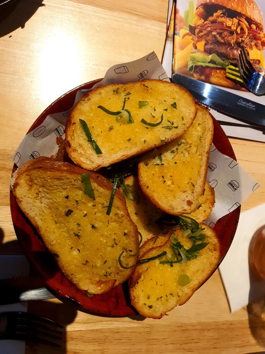 Garlic Bread, The Sporting Globe Bar & Grill Rockingham