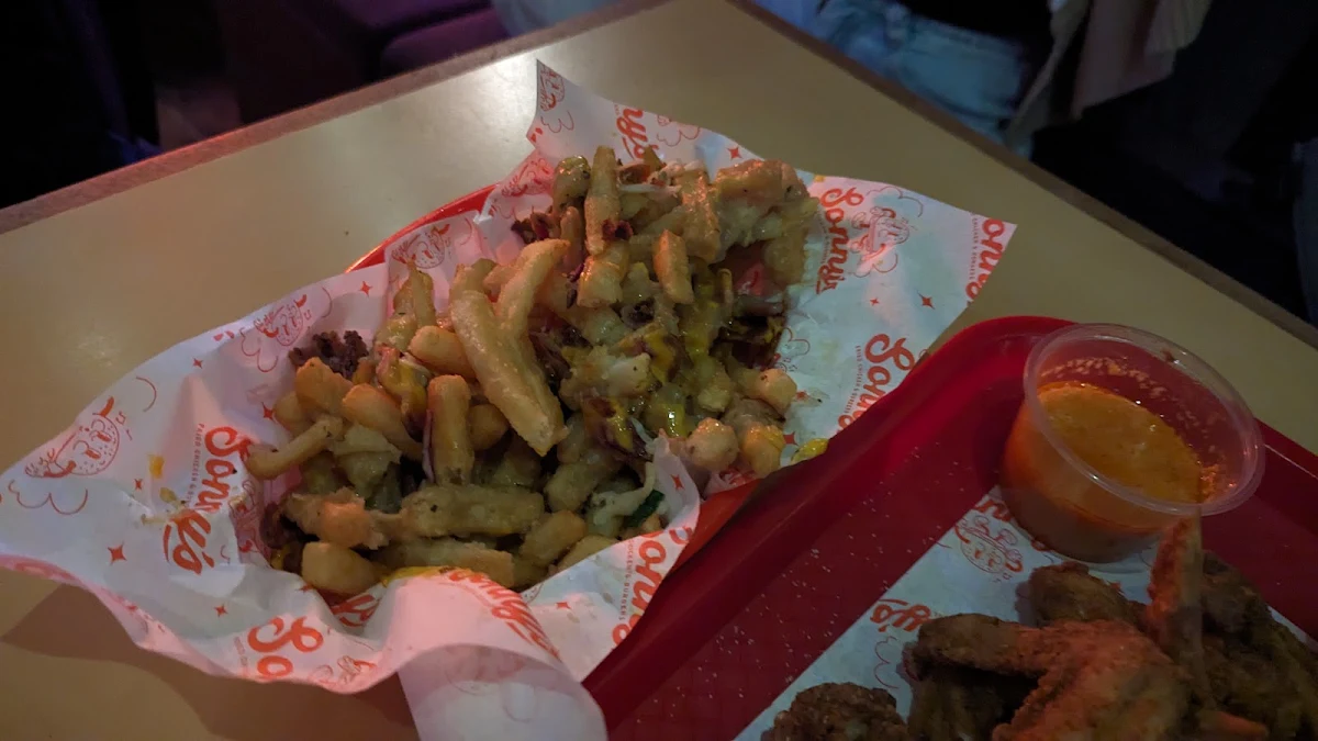 Guacamole Cheese Fries