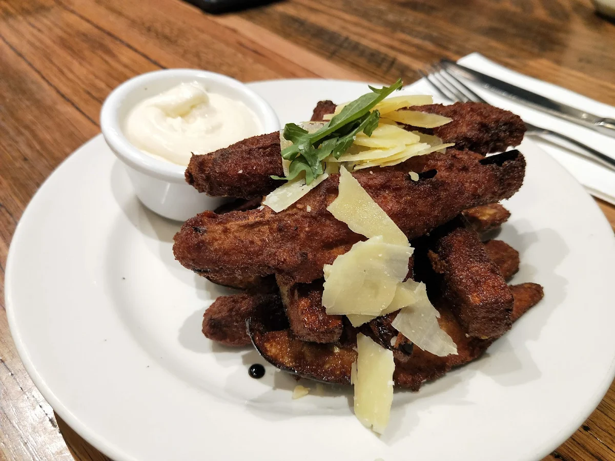 Rustic Eggplant Chips, The Groove Train Epping