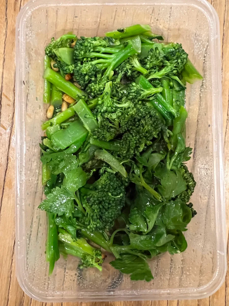 Broccolini, Pizza d'Asporto