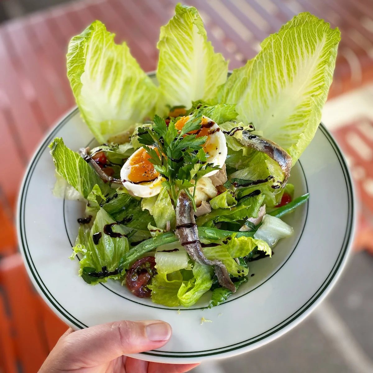 Insalata, Pizza d'Asporto