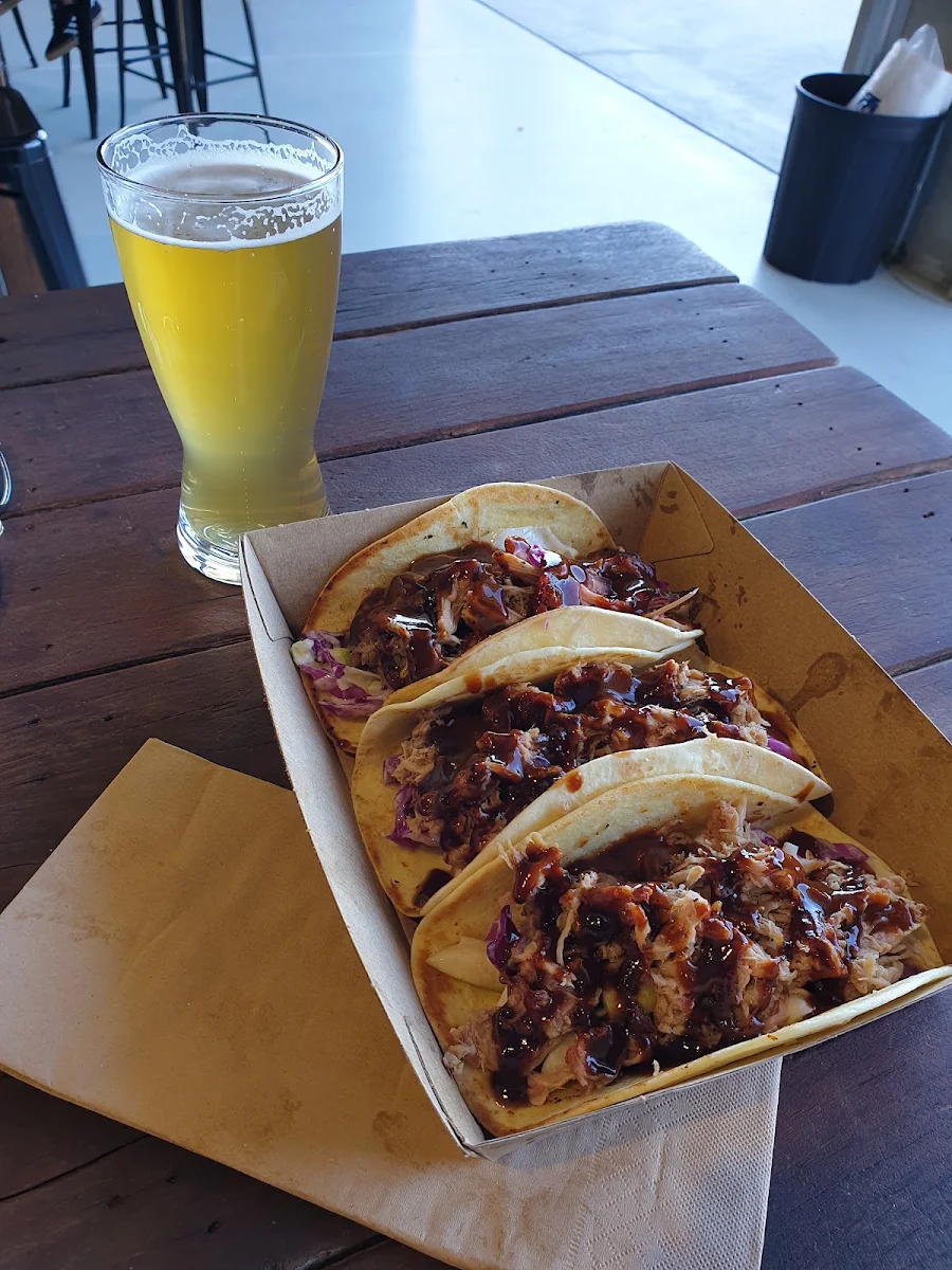 Pulled Pork Tacos, Seven Mile Brewing Co
