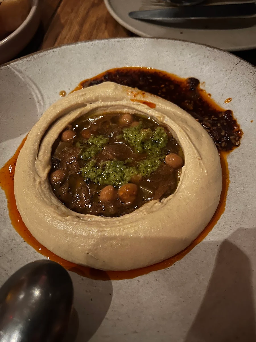 Old School Hummus Braised Chickpeas Oganic Egg