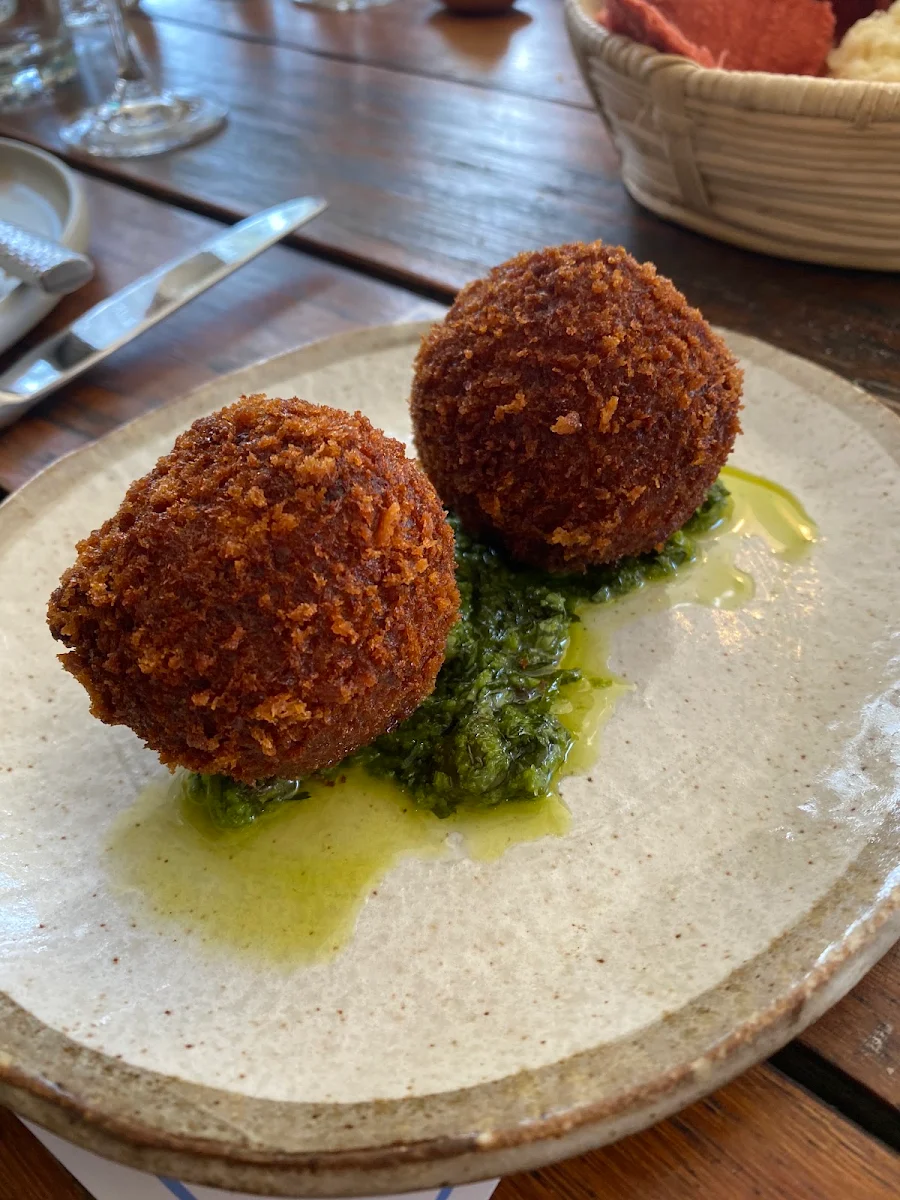 Arancini, Estancia Adina Italian cuisine