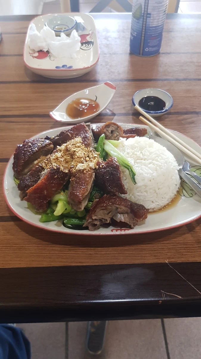 Roast Duck and Greens
