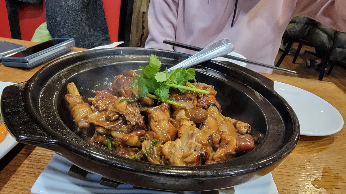 Spicy Pork Intestines in Clay Pot