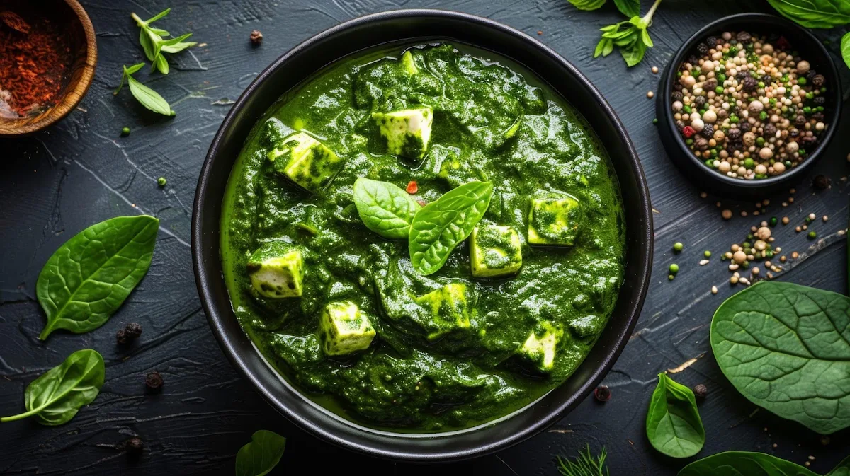 Saag Paneer, New Yatra Indian Restaurant