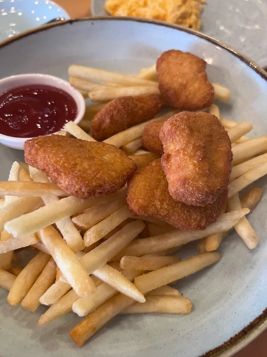 French Fries with Nuggets