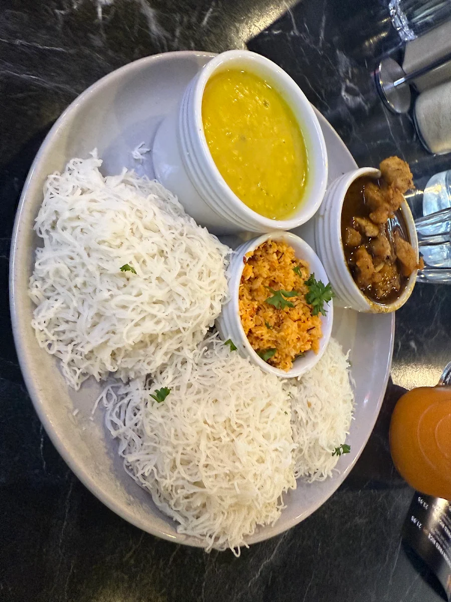 Lankan String Hopper with Curry