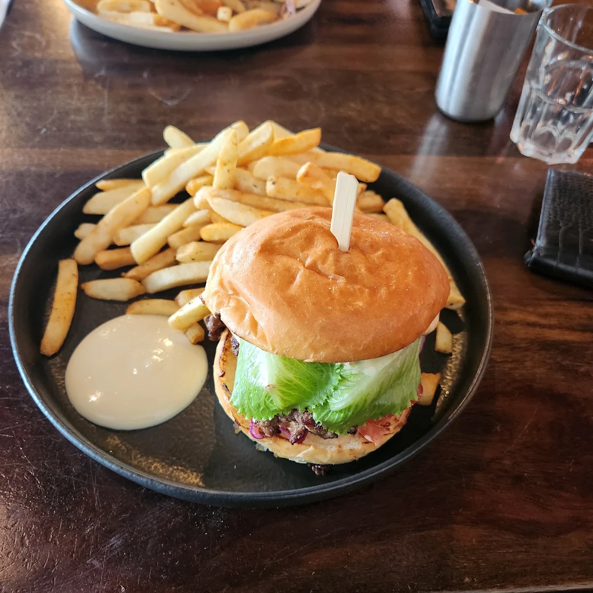 Burger and Fries