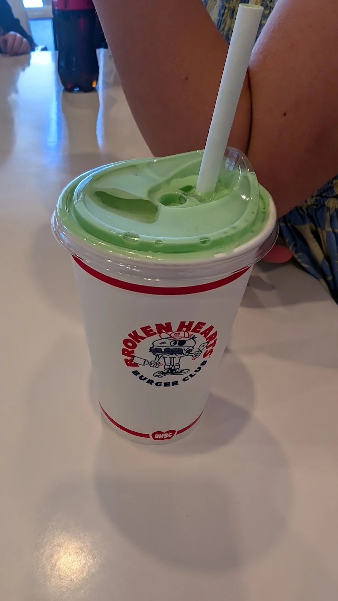 Lime Thickshake, Broken Hearts Burger Club - Mango Hill