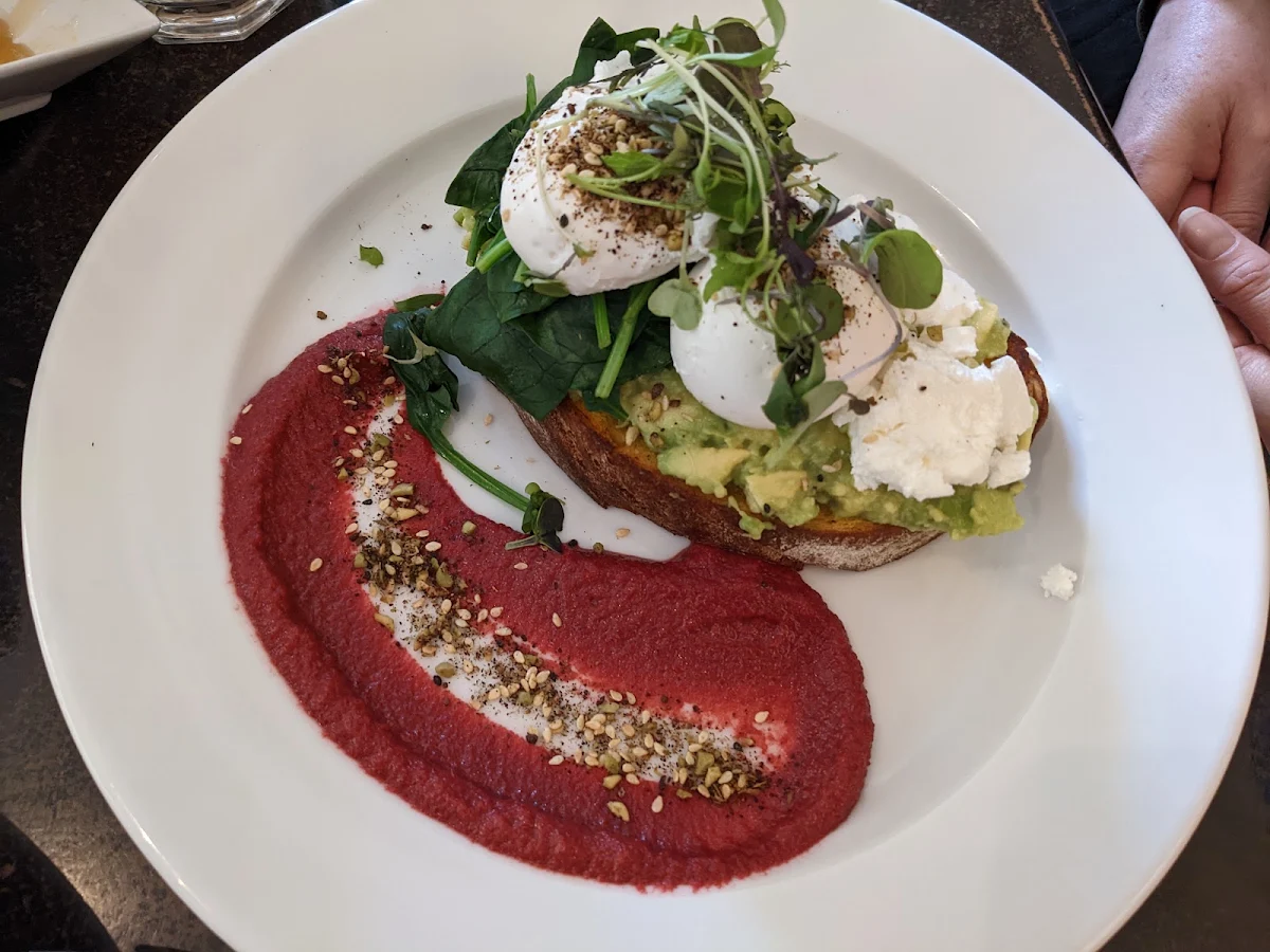 Smashed Avocado, Bensons Café And Restaurant