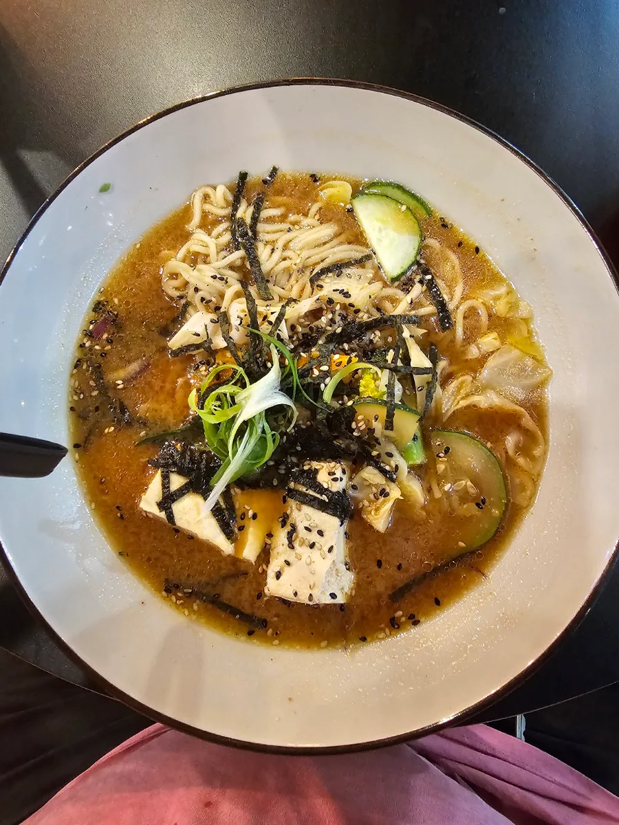 Vegetarian Ramen Noodle Soup