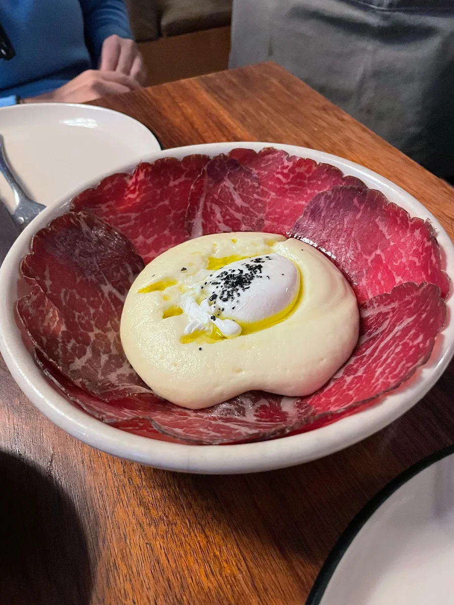 Beef with Truffle Foam