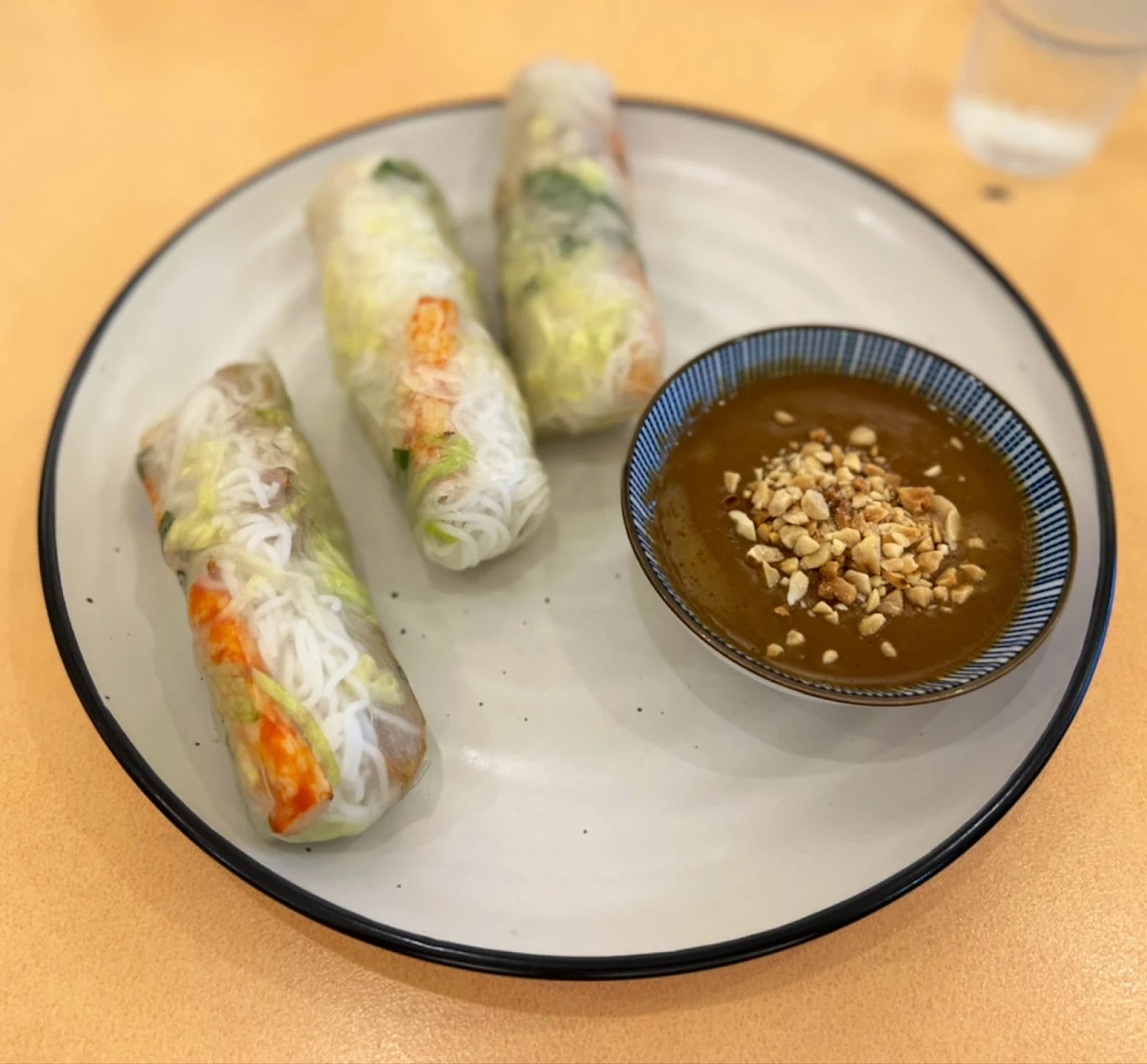 Vegan Shrimp Rice Paper Rolls
