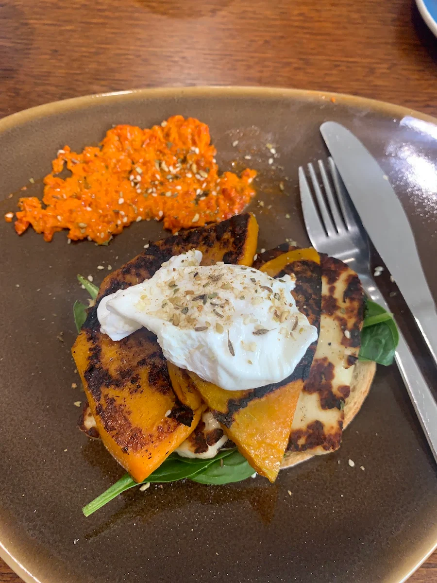 Halloumi Stack GF, Mudgee Bah Espresso Cafe
