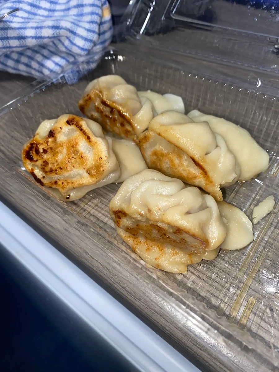 Dumpling, A Spoonful of Sauce