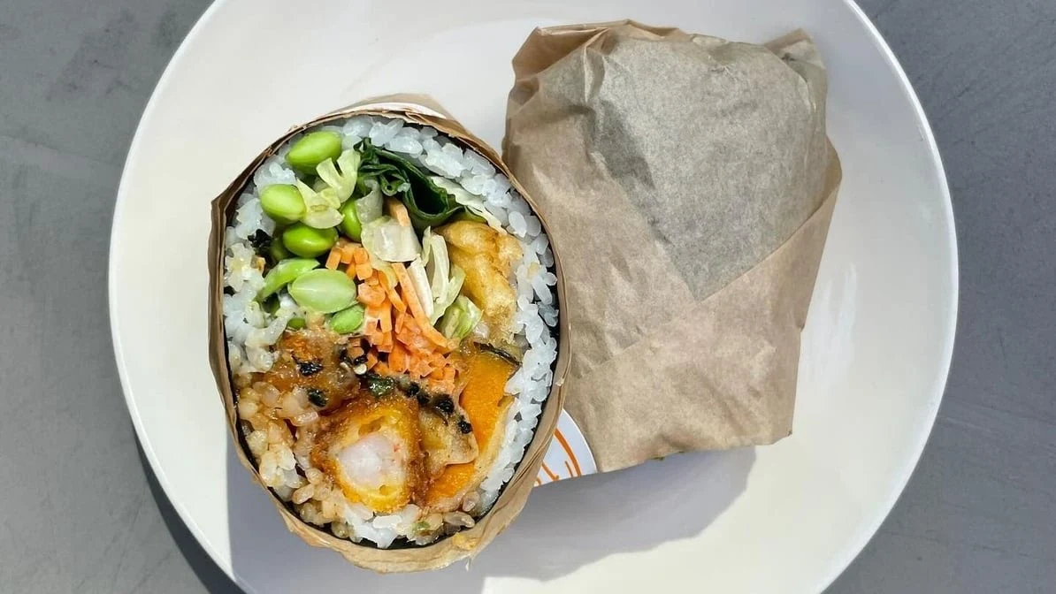 Salmon Sushi Burrito