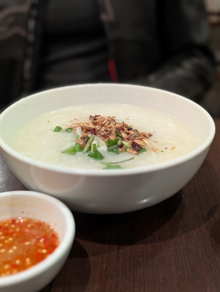 Duck or Chicken Salad and Rice Congee