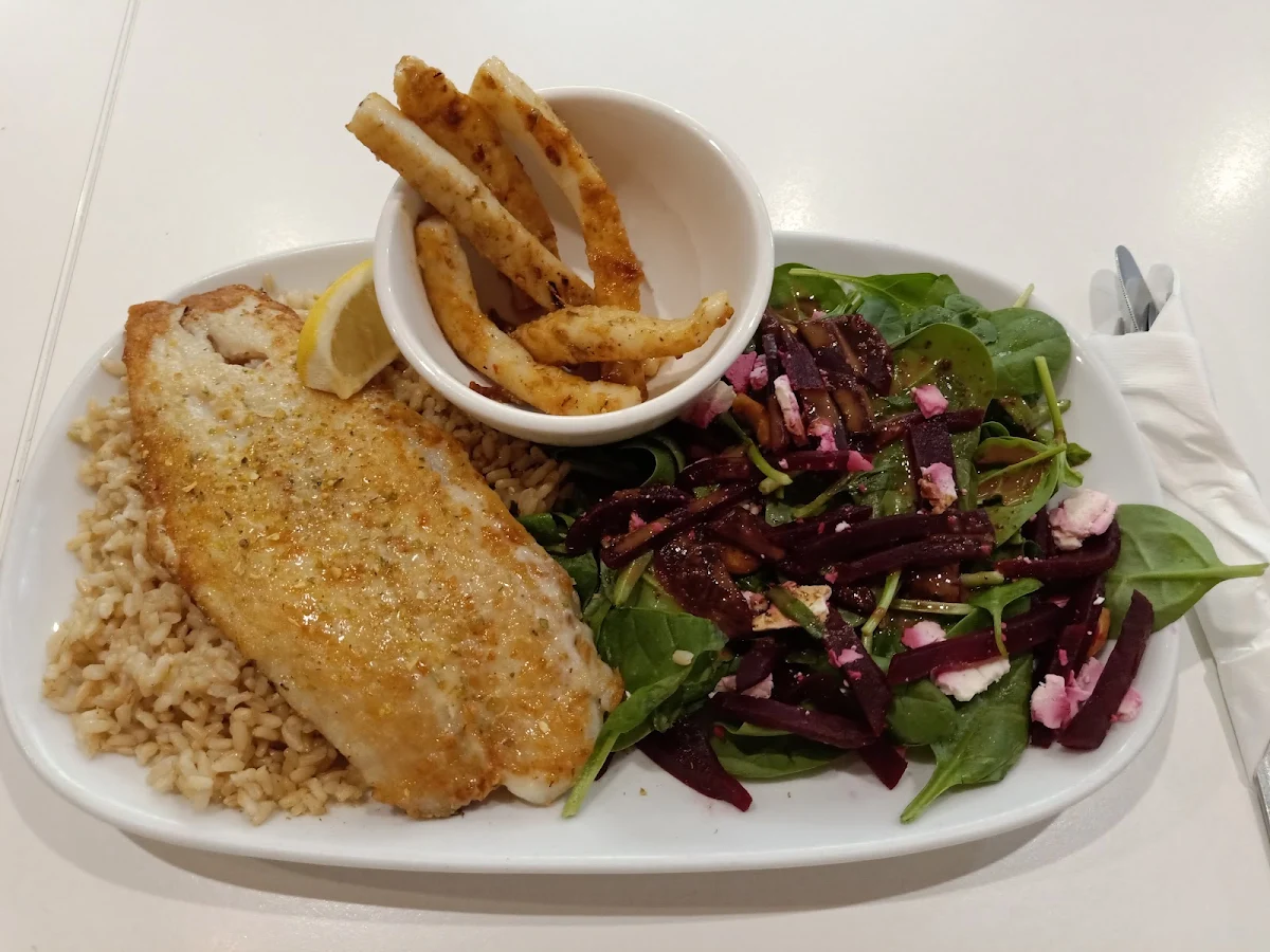 Grilled Fish Pack and Calamari Rings