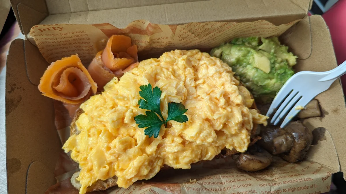 Eggs Your Way Scrambled Eggs and Toast