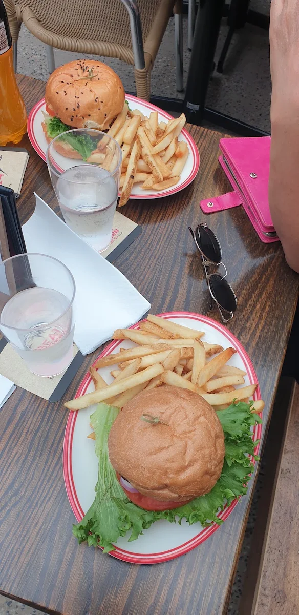 Burger and Chips