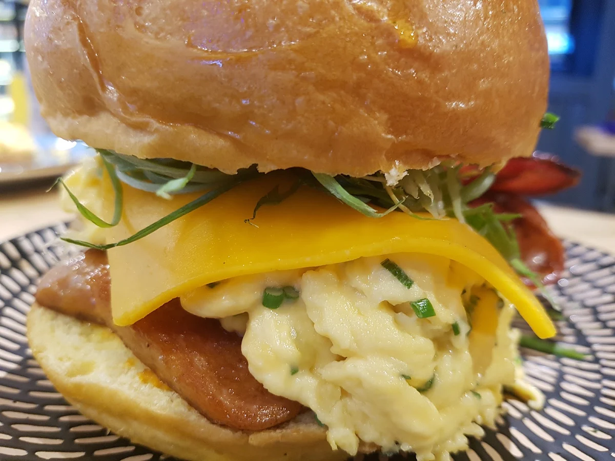 Bacon & Egg on Brioche, Smelly Cheese Cake, Wentworth Point, Marina Square Shopping Centre
