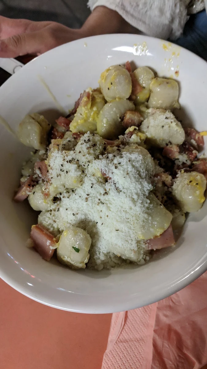 Gnocchi Carbonara Pasta