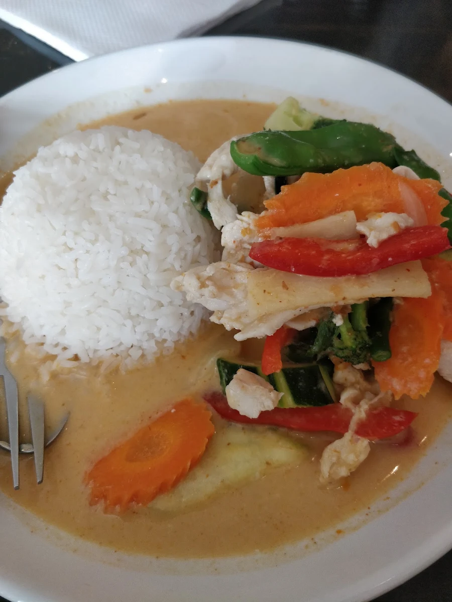 Red Curry Chicken, Tin Thai Restaurant