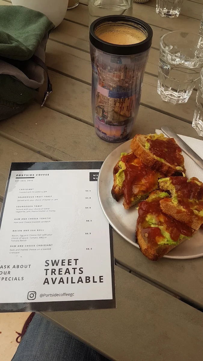 Avo & Relish on Sourdough Toast