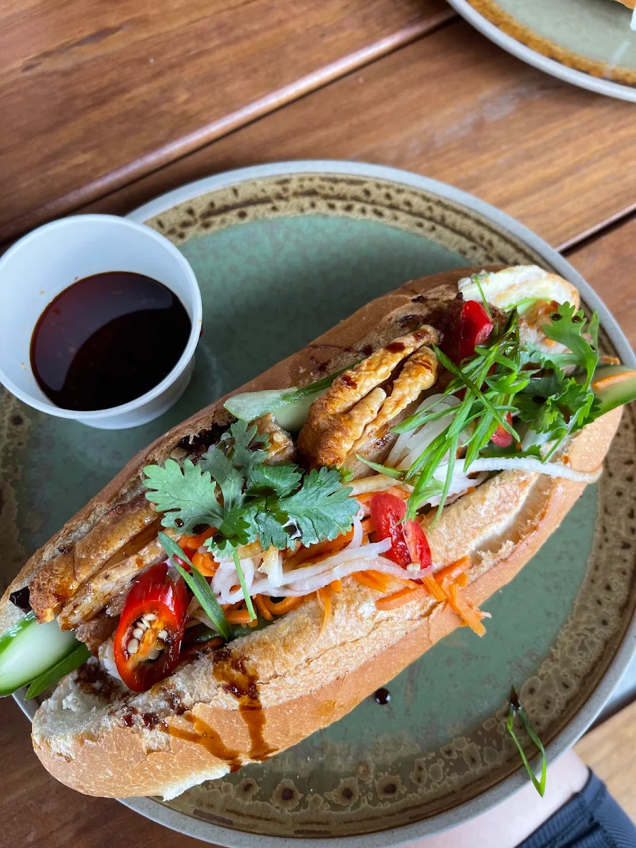 Roast Pork Belly Baguette