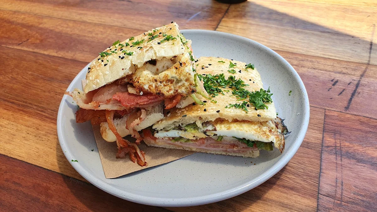 Breakfast blt, Caramels at Cathie