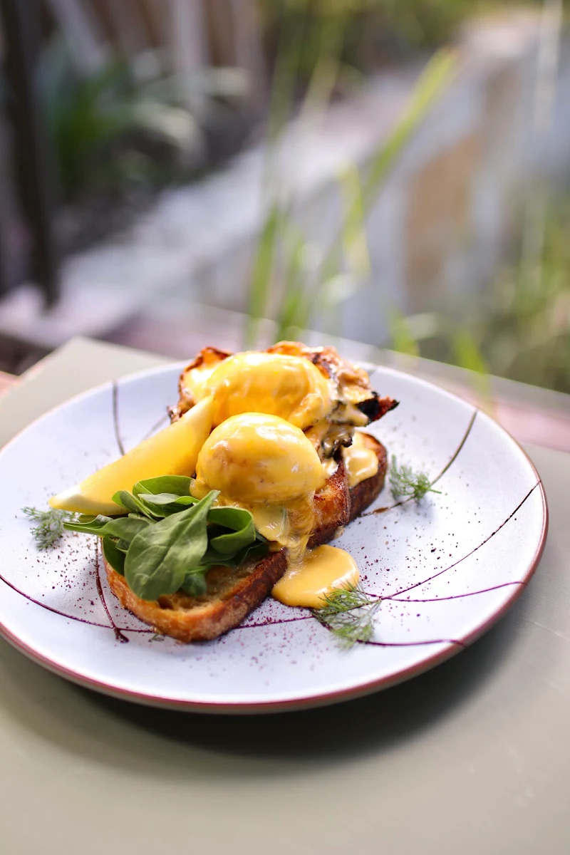 Eggs Benedict, The Pool Cafe