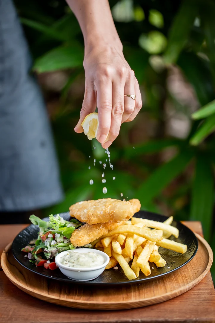 Fish & Chips, The Pool Cafe