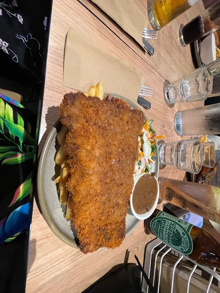 Beef Schnitzel, Café One Two Nine