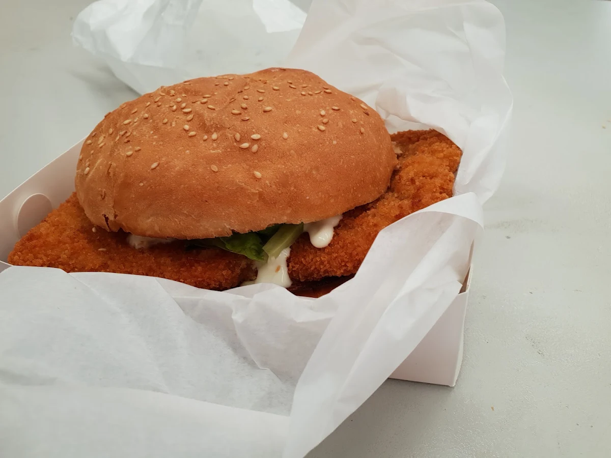 Chicken Schnitzel Burger